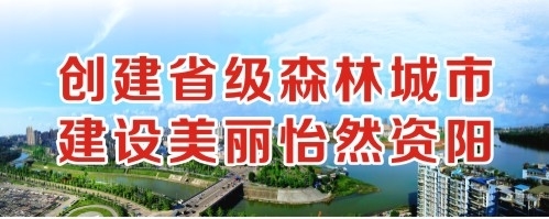 骚肉骚货逼小说创建省级森林城市 建设美丽怡然资阳